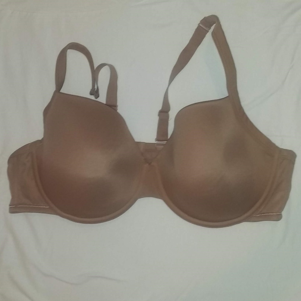 Cacique Beige Smooth T-Shirt Bra 46DD Underwire